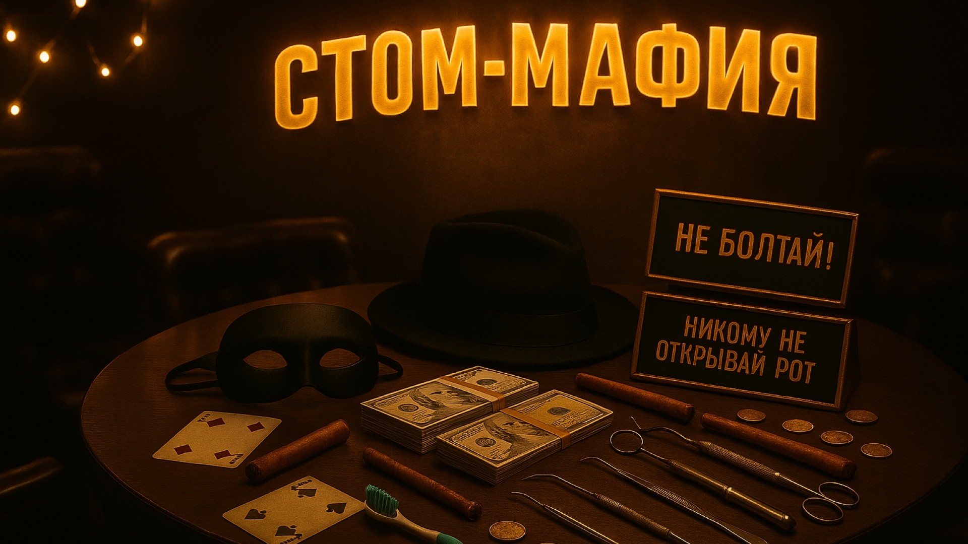 Вечер «Мафия» для стоматологов — атмосфера клуба MAFIA VIP, Нижний Новгород